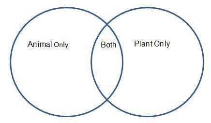 Instructor will collect the answers for the two minute paper. A student constructs a Venn diagram to compare the ...