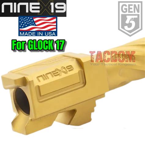 Ninex19 Revolution Match Spiral And Crowned Barrel For Glock 17 Gen 5