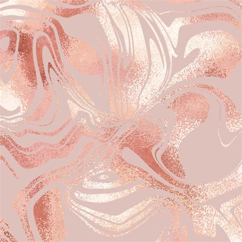 Marmo Rosa Sfondo Vettoriale Elegante Con Effetto Oro Rosa