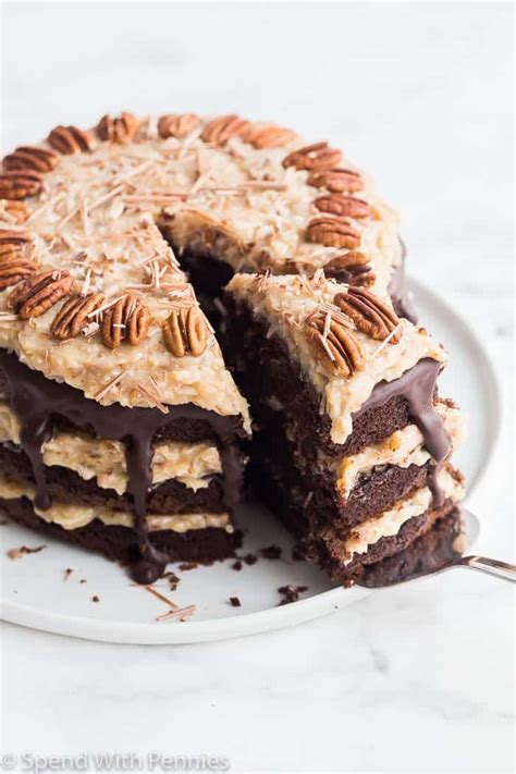 A german chocolate cake is an impressive looking cake. Homemade German Chocolate Cake {Rich & Moist!} | YouTube ...