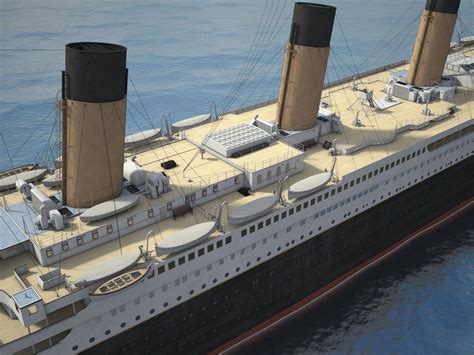 Rms Titanic Cruise Ship D Model Cgtrader