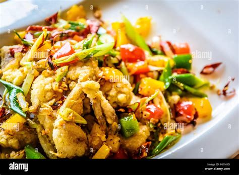 Stir Fried Frog Legs Stock Photo Alamy