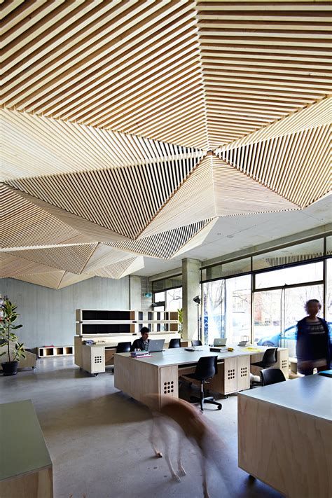 Geometric Origami Ceiling By Assemble Architizer