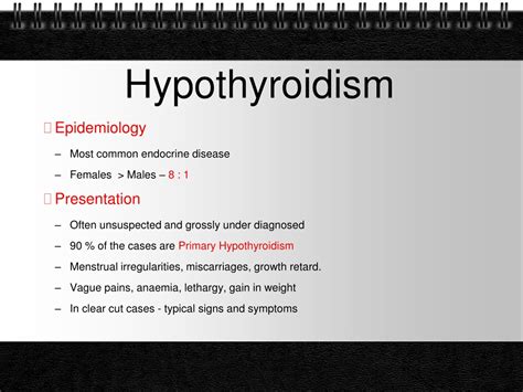 Ppt Hypothyroidism Powerpoint Presentation Free Download Id9105421