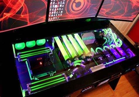 Water Cooled Pc Desk Mod With Built In Car Audio System System Builds