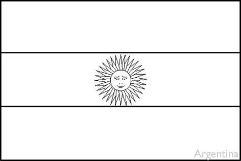 Argentina Flag Coloring Page Coloring Home