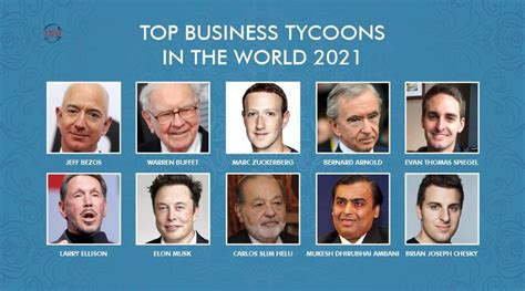 Top 10 Business Tycoons In The World 2021 The Enterprise World