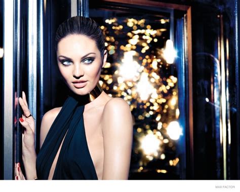 Candice Swanepoel Goes Brunette For Max Factor Christmas 2014 Campaign
