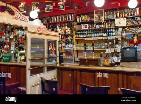 Inside Interior Old Traditional Irish Pub Bar Stock Photo Alamy
