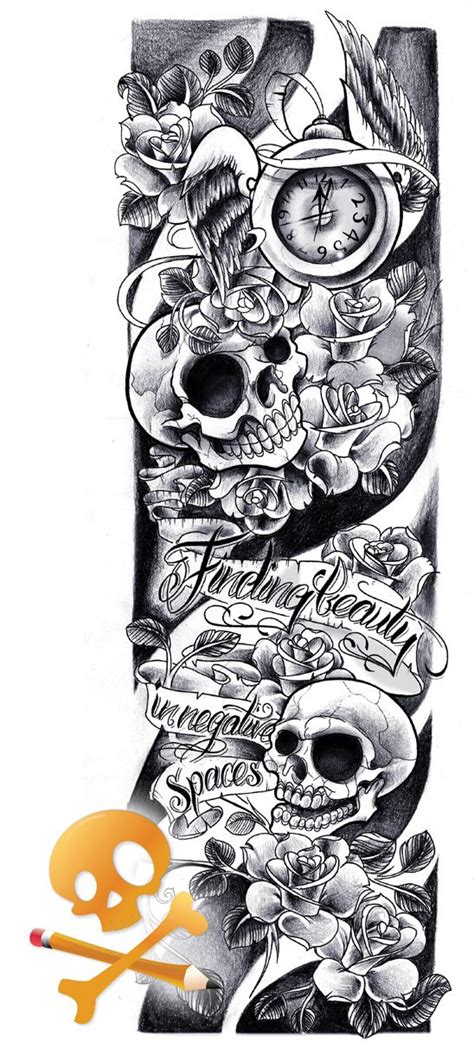 Skull Sleeve Skull Sleeve Full Sleeve Tattoos Sleeve Tattoos
