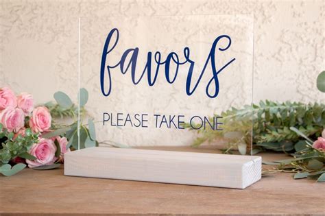Wedding Favors Sign Favors Please Take One Favors Sign Etsy