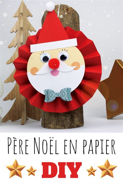 Le dessin facile à faire. Père Noël en papier tout rond et tout mignon - Noël | Bricolage noël papier, Bricolage noel et Noel