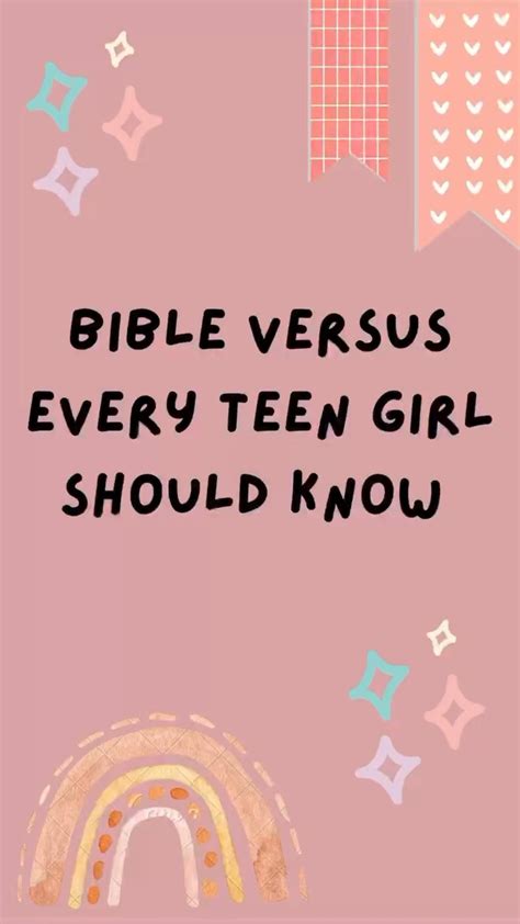 40 Uplifting Bible Verses For Teenage Girls With Free Printable Cards