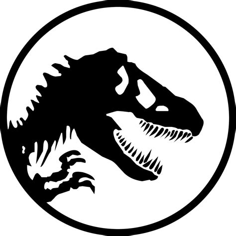 Download Silhouette Jurassic Youtube Park Dinosaur Vector Logo Hq Png