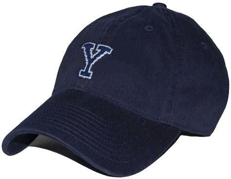 Yale Needlepoint Hat In Navy By Smathers And Branson Country Club Prep