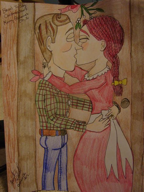 Woody And Jessie Kissing Under Mistletoe By Spidyphan2 On Deviantart