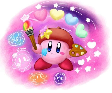 Artist By Kirby Kirby Art Kirby Kirby Star Allies