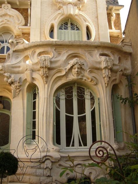 Art Nouveau Maison Barillet Orléans Façades Et