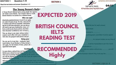 Ielts Reading Practice Test With Answers Youtube