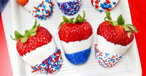 42 Fun And Easy Red White And Blue Foods For Kids Celebrating With Kids