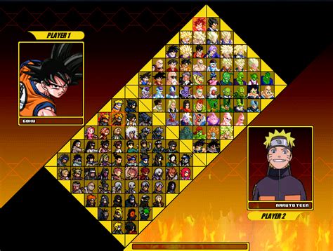 Mugen based fighting game includes characters from dragon ball/z/super and naruto shippuden. Dragon Ball vs Naruto MUGEN ~ MUGEN - Up
