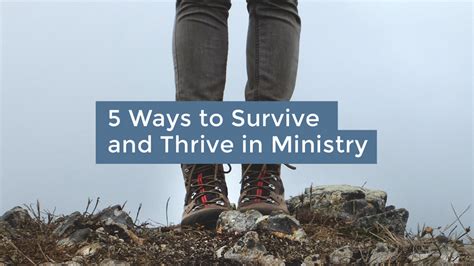 5 Ways To Survive And Thrive In Ministry Expastors