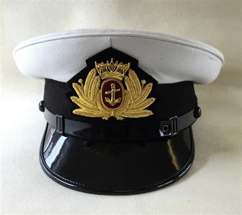 Royal Uk Merchant Navy Officer Hat Cap New Most Sizes Hi Quality Cp