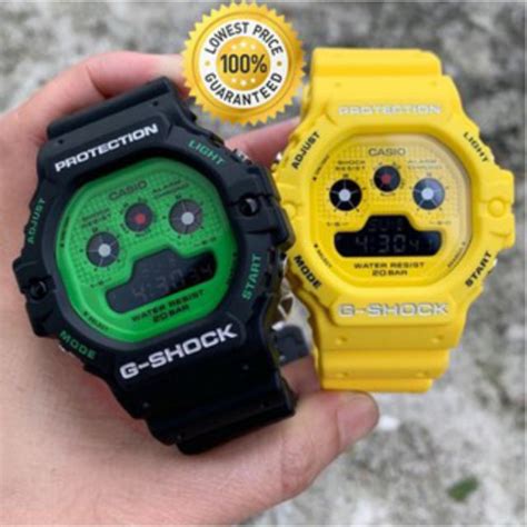 All our watches come with outstanding water resistant technology and are built to withstand extreme condition. G SHOCK TAPAK KUCING DW5900 KUNING HITAM BIRU LELAKI ...