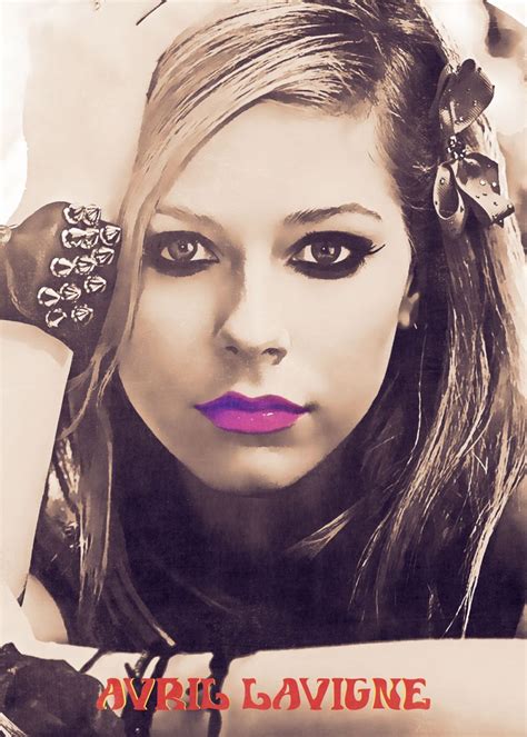 Avril Lavigne Poster By Anxhela Sufa Displate
