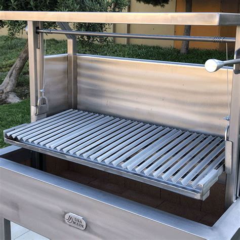 Stainless Argentine V Grate Grill With Drip Pan Jd Fabrications