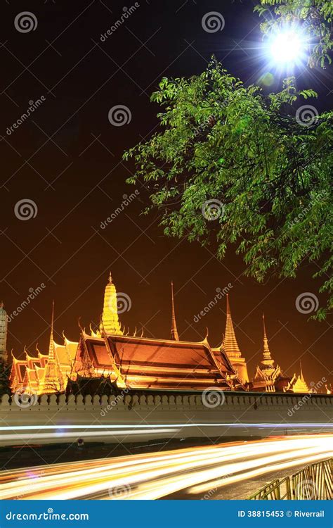 Wat Phra Kaew At Night Stock Image Image Of Bloom Nature 38815453