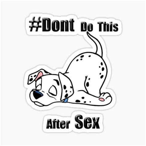 don t do this after sex funny twitter trend sticker by modymagic3 redbubble