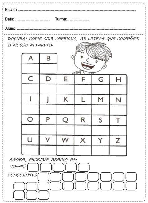 Atividades Português 1° Ano Alfabetização