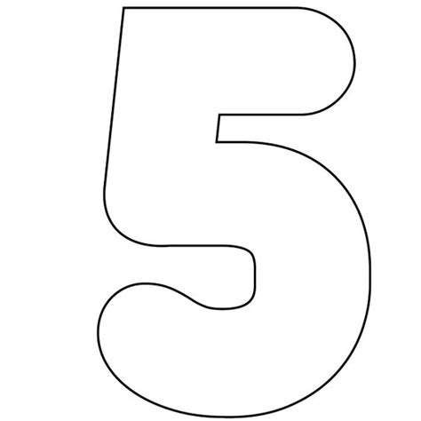 9 Number Template Clipart Best