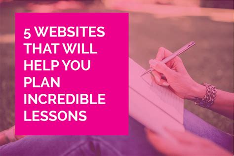 5 Websites To Help You Plan Incredible Lessons Gogetter English