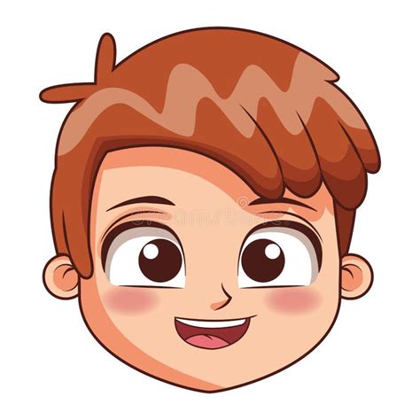 Boy Face Cartoon Stock Vector Illustration Of Friendship 145332120