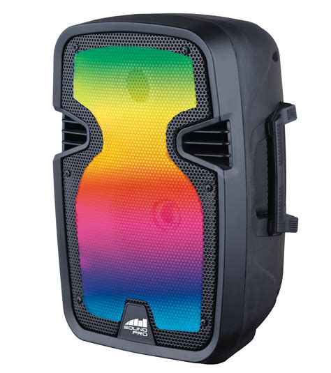 Portable 8″ Bluetooth Blaze Party Speaker With Full Glow Disco Light