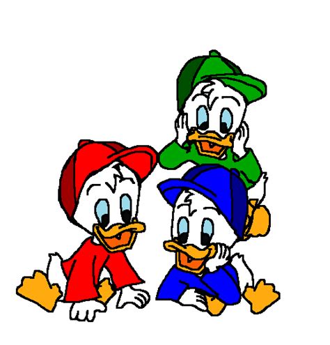 Huey Dewey And Louie Duck Donalds Nephews Mickey And Friends Fan