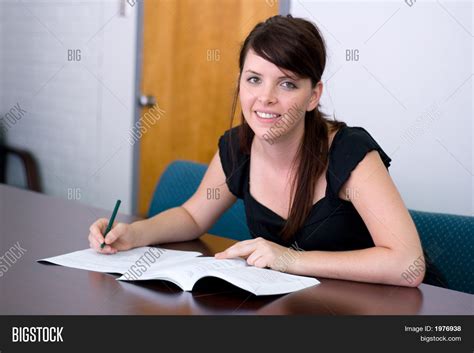 College Student Using Image And Photo Free Trial Bigstock