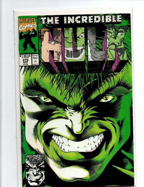 The Incredible Hulk 379 Professor Hulk Near Mint Comic Books
