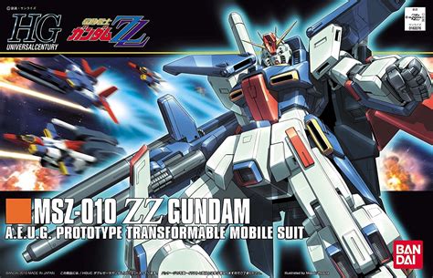 Bandai Hobby Zeta Gundam Hguc Msz 010 Zz Gundam Hg 1144 Model Kit