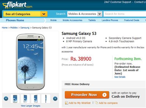 Samsung Galaxy S3 In India Tagged With Rs 42500 An Over Priced Beast
