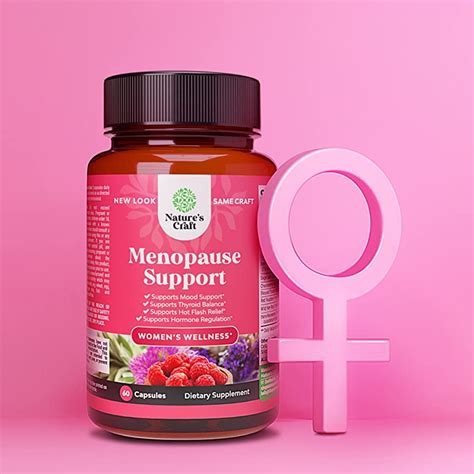 Natures Craft Herbal Menopause Supplement With Black Cohosh Natural