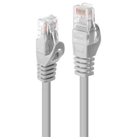 05m Cat5e Uutp Network Cable Grey From Lindy Uk