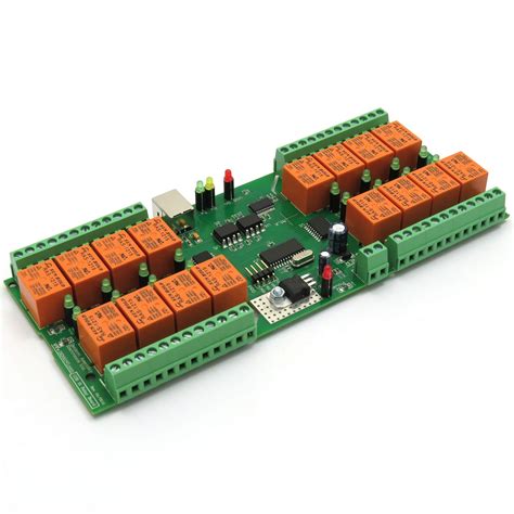 Modbus Rtu Usb 16 Channel Relay Moduleboard For Home Automation Ebay