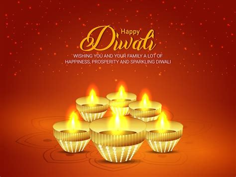 Premium Vector Shubh Diwali The Festival Of Light Greeting Card