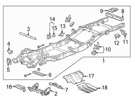 Gmc Sierra 2500 Hd Suspension Subframe Crossmember Front 2wd 4wd