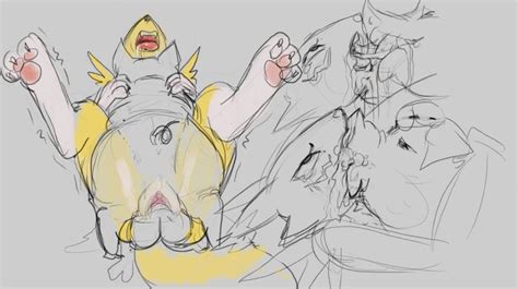 Rule 34 Anthro Digimon Female Feral French Kiss Interspecies Kissing