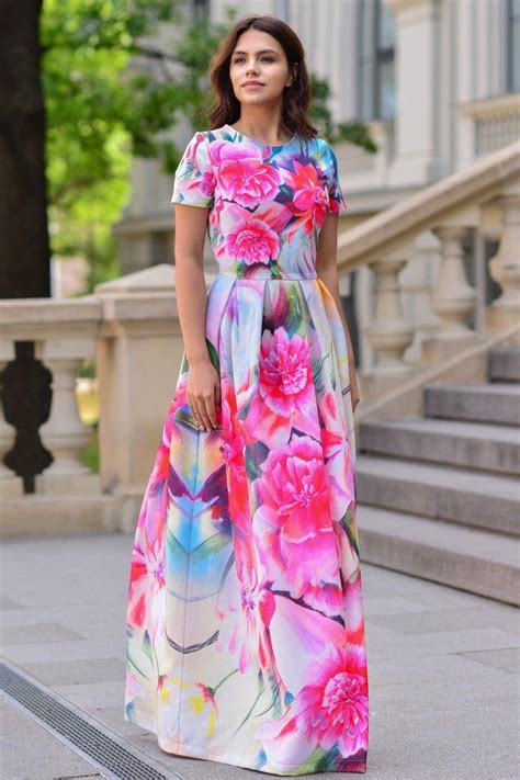 Floral Dress Summer Dress Maxi Dress Long Dress Prom Gown Etsy Canada