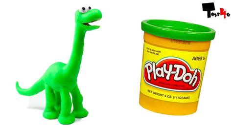 The Good Dinosaur Play Doh Stop Motion Claymation Youtube